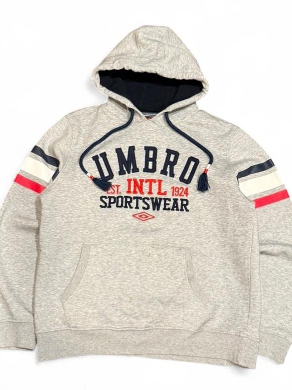 Y2K Umbro Sportswear Graphic Striped Hoodie